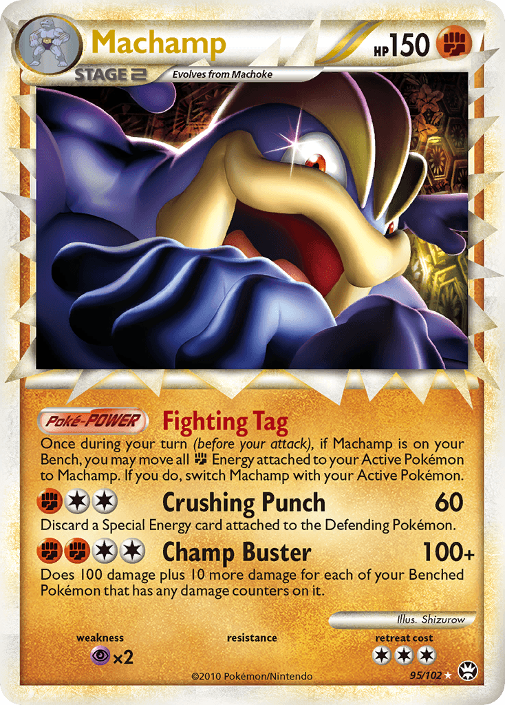 Machamp (Prime) — Triumphant Pokémon TCG card by Shizurow
