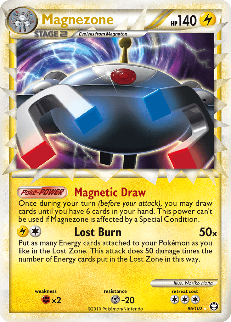 Magnezone (Prime) — Triumphant Pokémon TCG card by Noriko Hotta