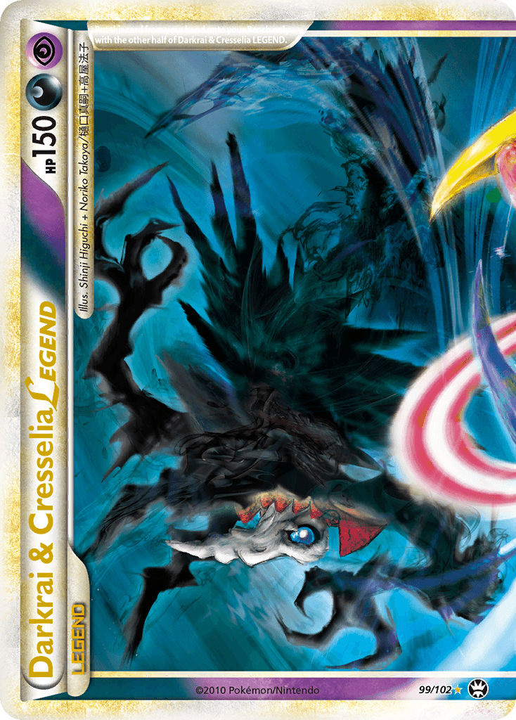 Darkrai & Cresselia Legend (Top) — Pokémon TCG card
