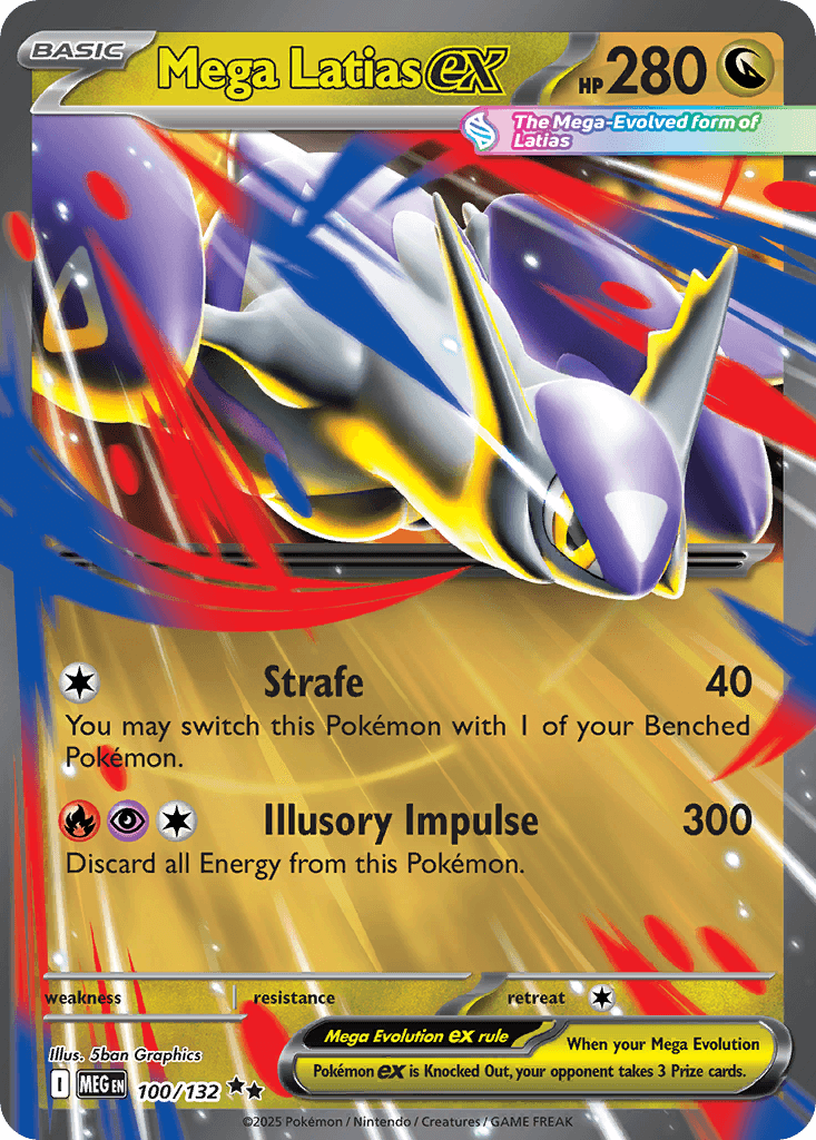 Mega Latias ex - 100/132 — Prize Pack Series Cards Pokémon TCG card by Sban Graphics
