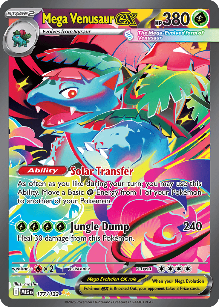 Mega Venusaur ex - 177/132 — Pokémon TCG card