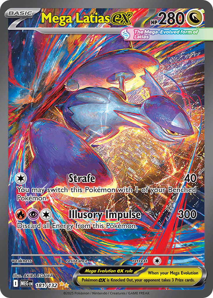 Mega Latias ex - 181/132 — Pokémon TCG card