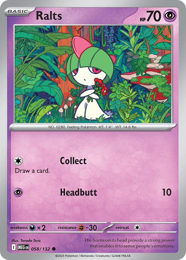 Ralts (Cosmos Holo) — Miscellaneous Cards & Products Pokémon TCG card by Unknown