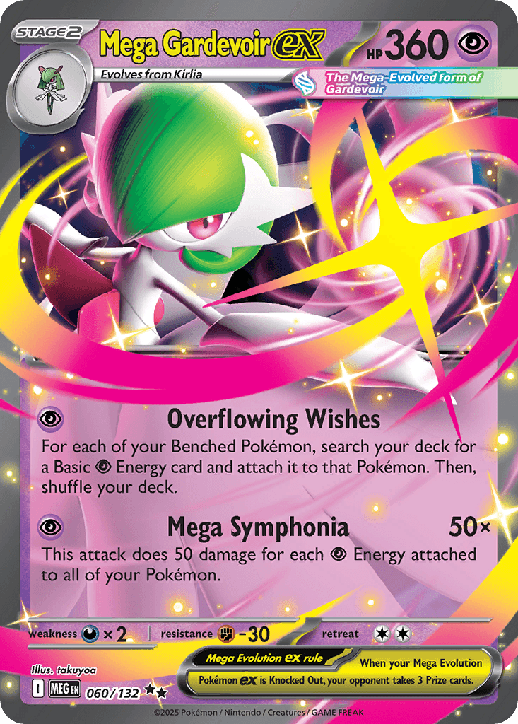 Mega Gardevoir ex - 060/132 — Prize Pack Series Cards Pokémon TCG card by Takuyoo