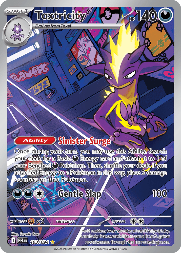 Toxtricity - 103/094 — ME02: Phantasmal Flames Pokémon TCG card by Terada Tera