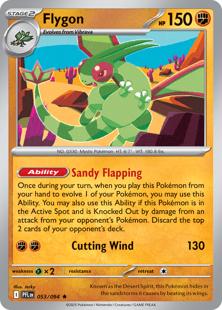 Flygon - 053/094 — Deck Exclusives Pokémon TCG card by Jerky