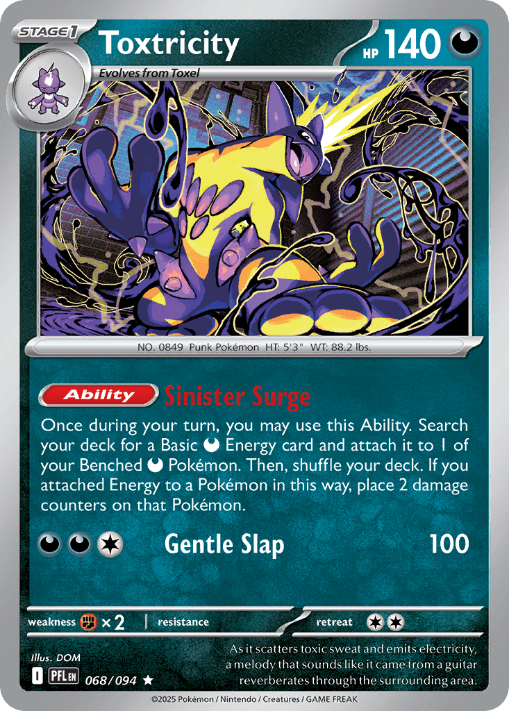 Toxtricity - 068/094 — Deck Exclusives Pokémon TCG card by DOM