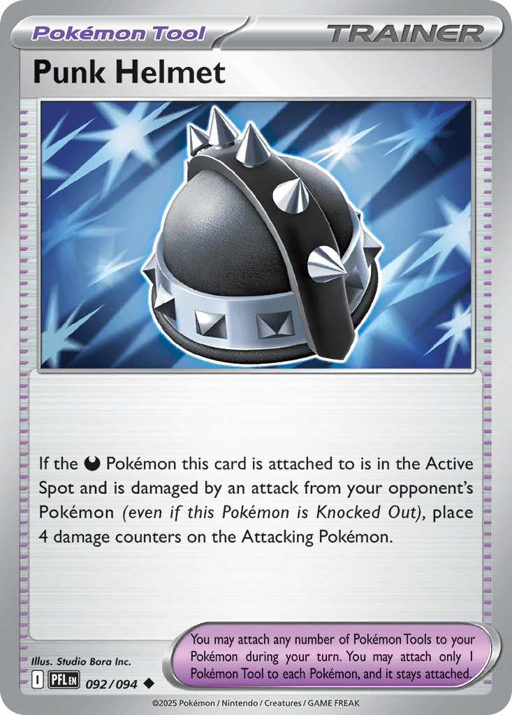 Punk Helmet — ME02: Phantasmal Flames Pokémon TCG card by Studio Bora Inc.