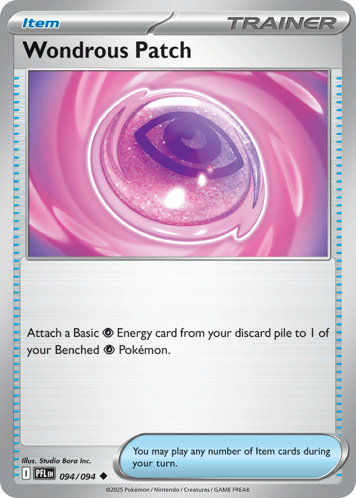 Wondrous Patch — ME02: Phantasmal Flames Pokémon TCG card by Studio Bora Inc.