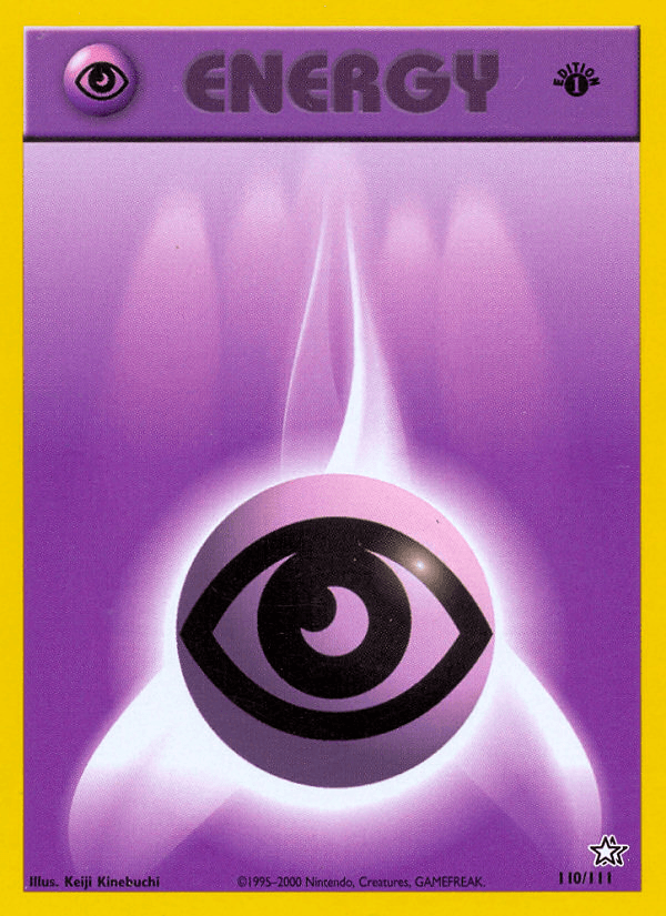 Psychic Energy — Neo Genesis Pokémon TCG card by Keiji Kinebuchi