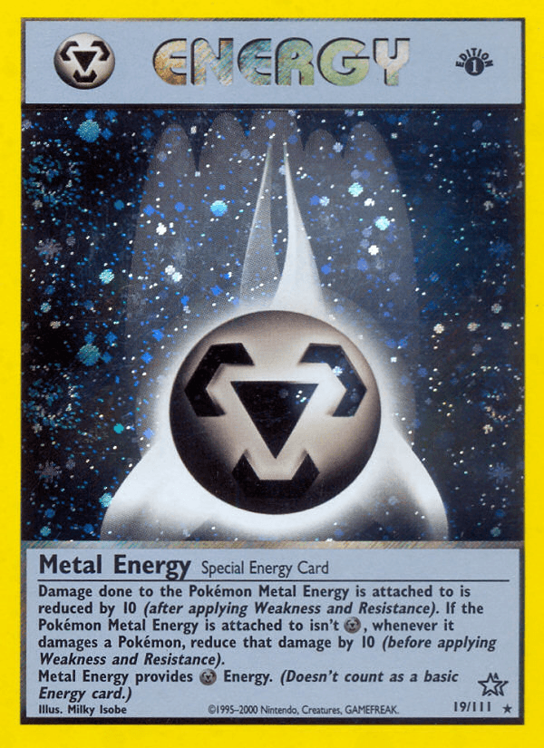 Metal Energy — Neo Genesis Pokémon TCG card by Milky Isobe