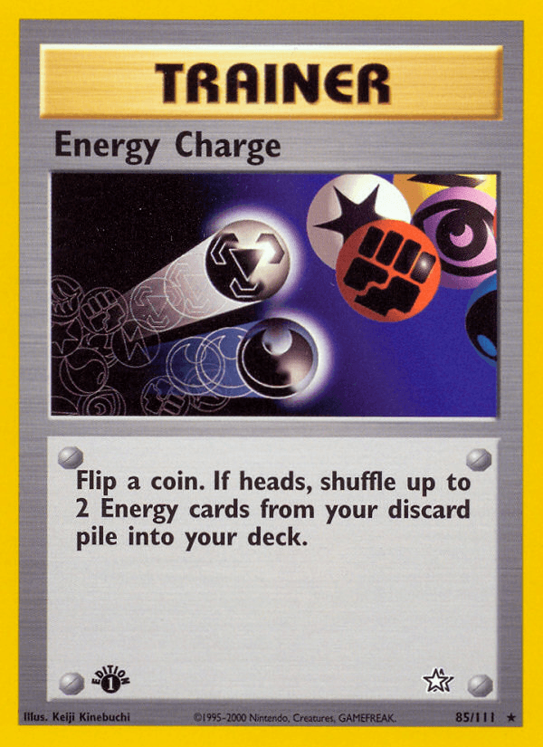 Energy Charge — Neo Genesis Pokémon TCG card by Keiji Kinebuchi