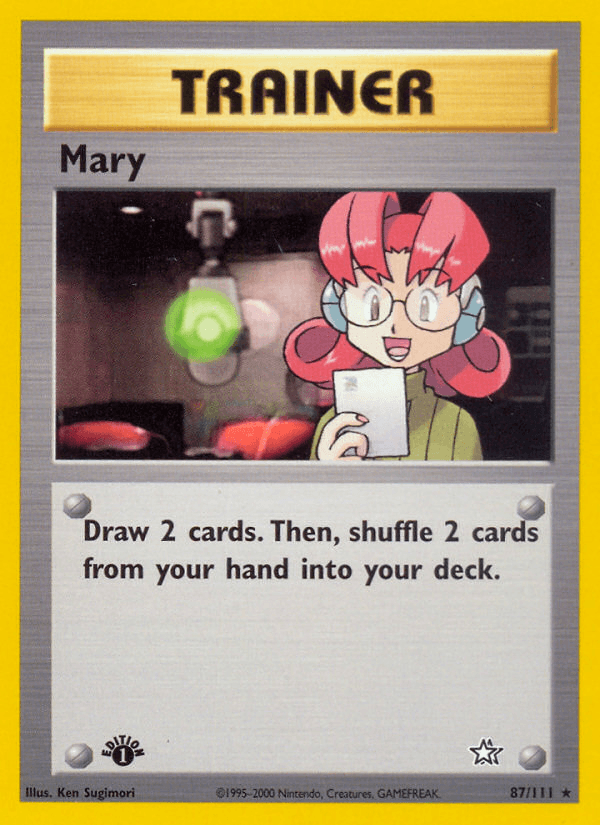 Mary — Neo Genesis Pokémon TCG card by Ken Sugimori