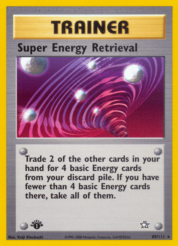 Super Energy Retrieval — Neo Genesis Pokémon TCG card by Keiji Kinebuchi