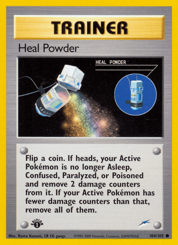 Heal Powder — Neo Destiny Pokémon TCG card by Ryuta Kusumi, CR CG gangs