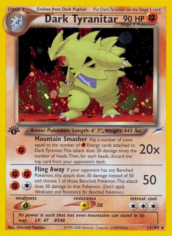 Dark Tyranitar — Neo Destiny