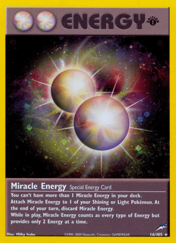 Miracle Energy — Neo Destiny Pokémon TCG card by Milky Isobe