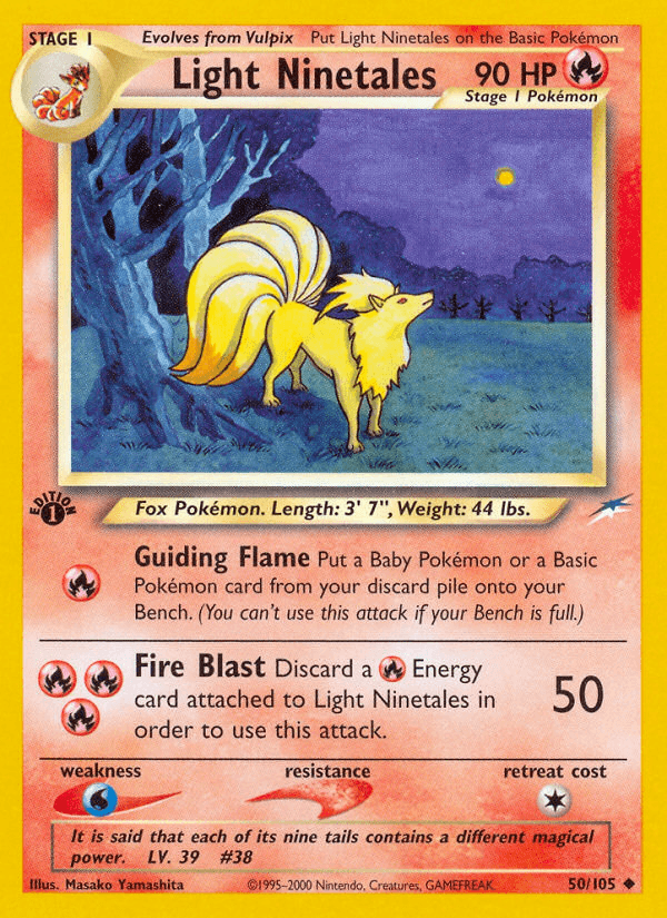 Light Ninetales — Neo Destiny