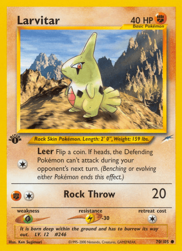 Larvitar — Neo Destiny