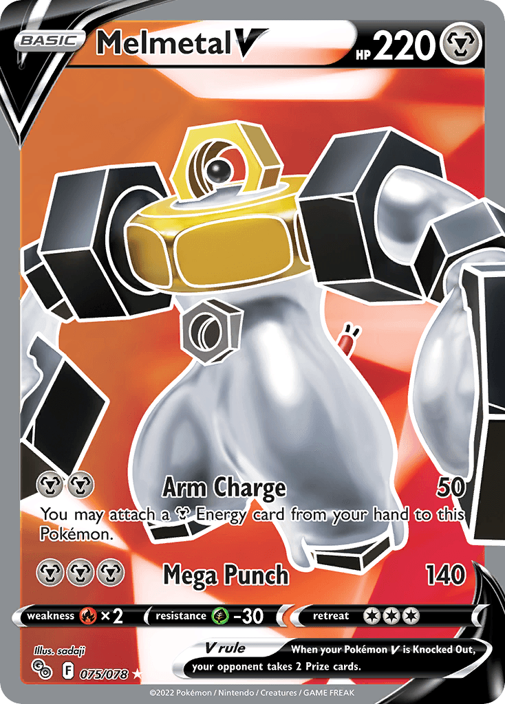Melmetal V — Pokemon GO Pokémon TCG card by sadaji