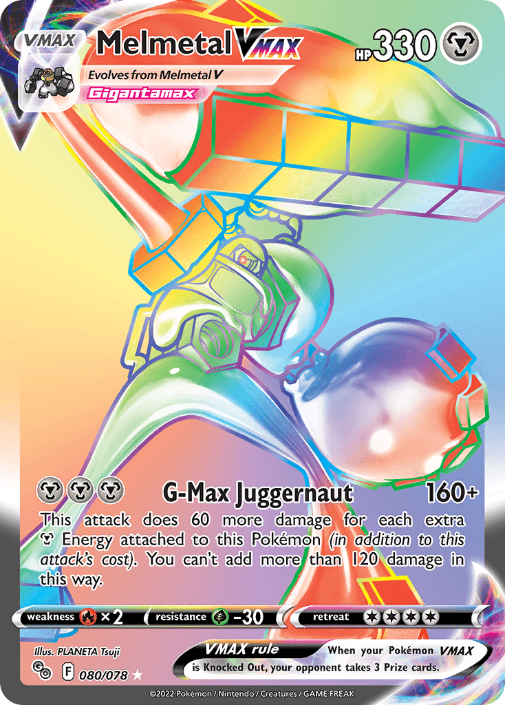 Melmetal VMAX — Pokemon GO Pokémon TCG card by PLANETA Tsuji