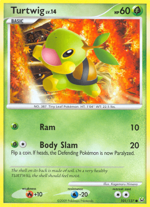 Turtwig — Platinum Pokémon TCG card by Kagemaru Himeno