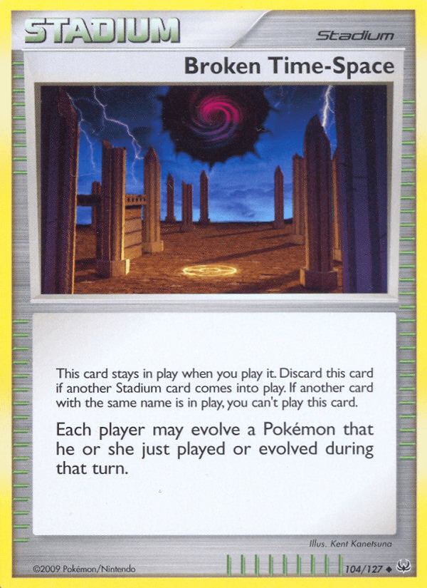 Broken Time-Space — Platinum Pokémon TCG card by Kent Kanetsuna