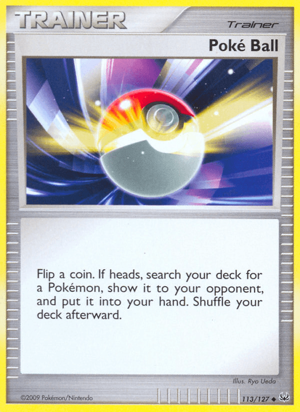 Poke Ball — Platinum Pokémon TCG card by Ryo Ueda
