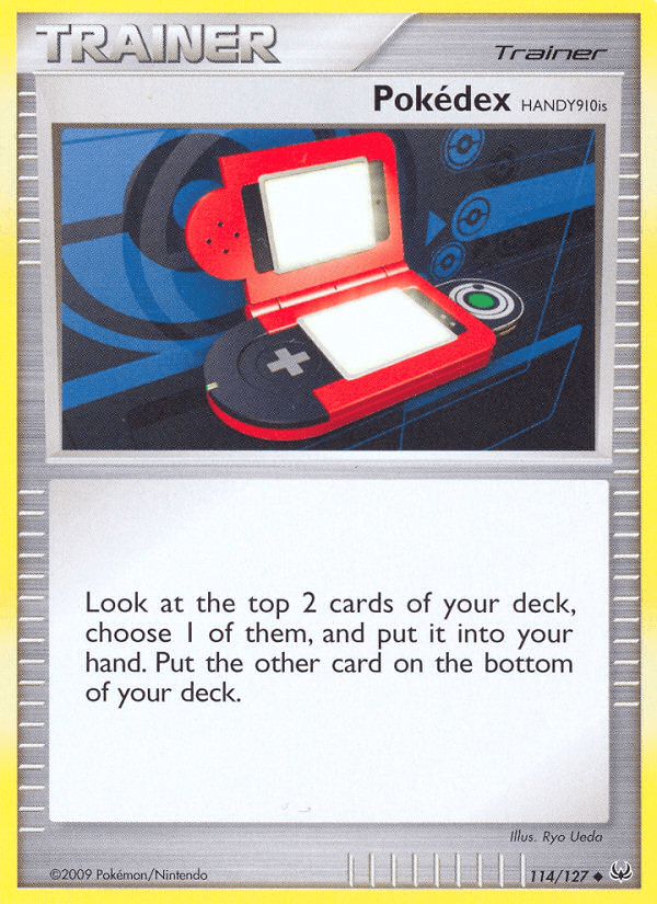 Pokedex HANDY910is — Platinum Pokémon TCG card by Ryo Ueda
