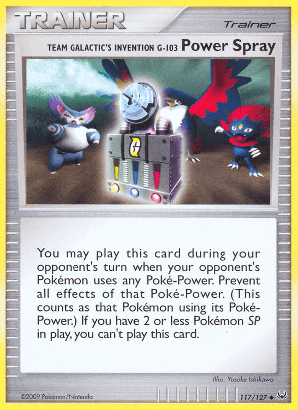 Team Galactic's Invention G-103 Power Spray — Platinum Pokémon TCG card by Yusuke Ishikawa