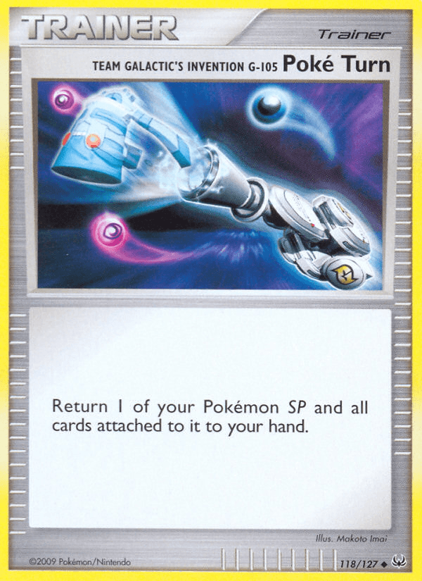 Team Galactic's Invention G-105 Poke Turn — Platinum