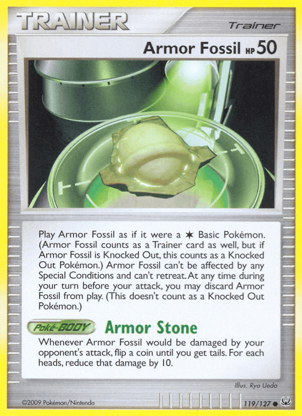 Armor Fossil — Platinum Pokémon TCG card by Ryo Ueda