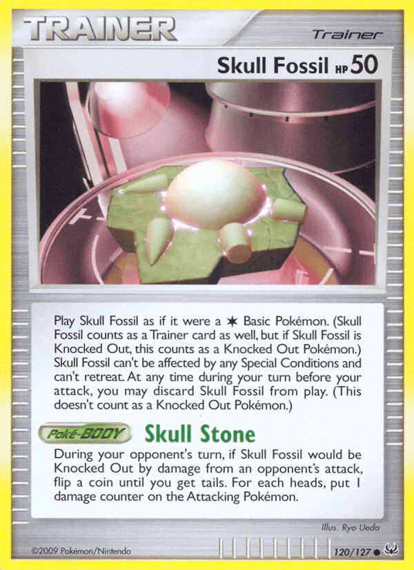 Skull Fossil — Platinum Pokémon TCG card by Ryo Ueda