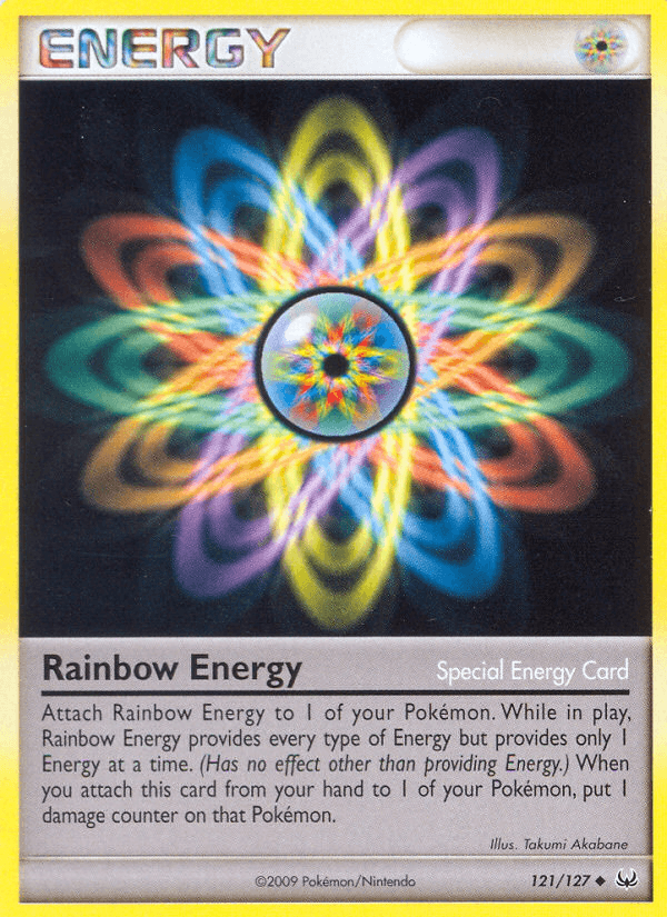 Rainbow Energy — Platinum Pokémon TCG card by Takumi Akabane