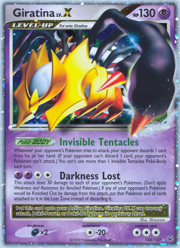 Giratina LV.X — Pokémon TCG card