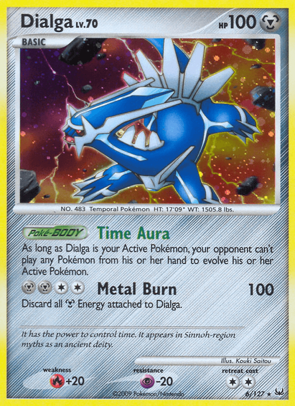 Dialga (6) — Platinum Pokémon TCG card by Kouki Saitou
