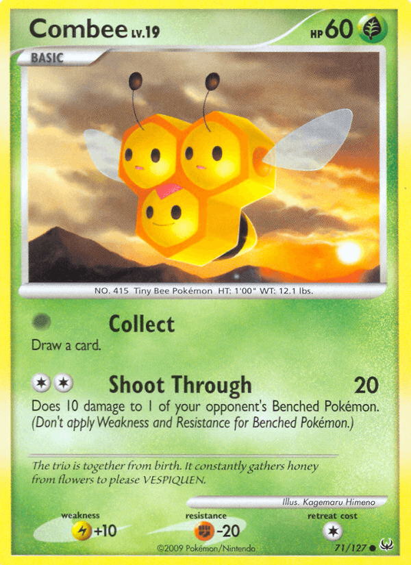 Combee — Platinum Pokémon TCG card by Kagemaru Himeno