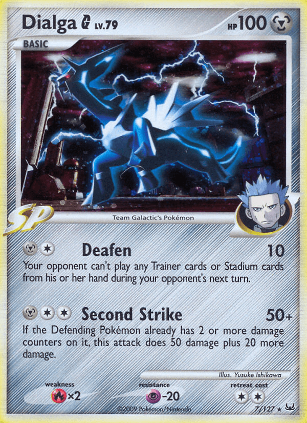 Dialga G — Platinum Pokémon TCG card by Yusuke Ishikawa