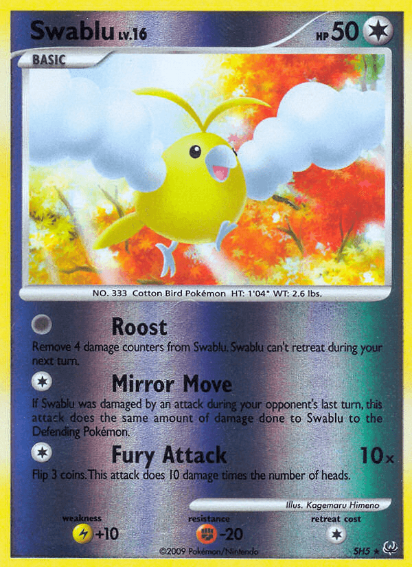Swablu (Shiny) — Pokémon TCG card