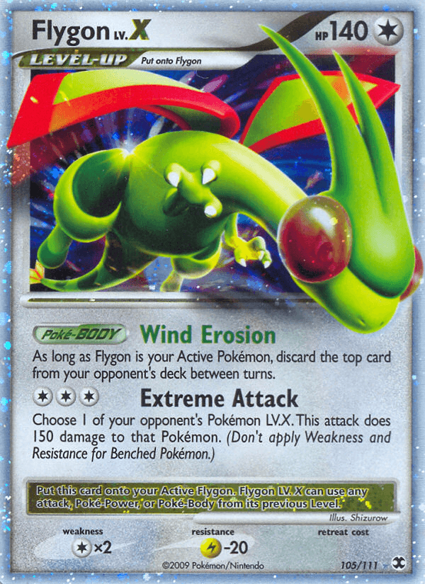Flygon Lv.X — Rising Rivals Pokémon TCG card by Shizurow