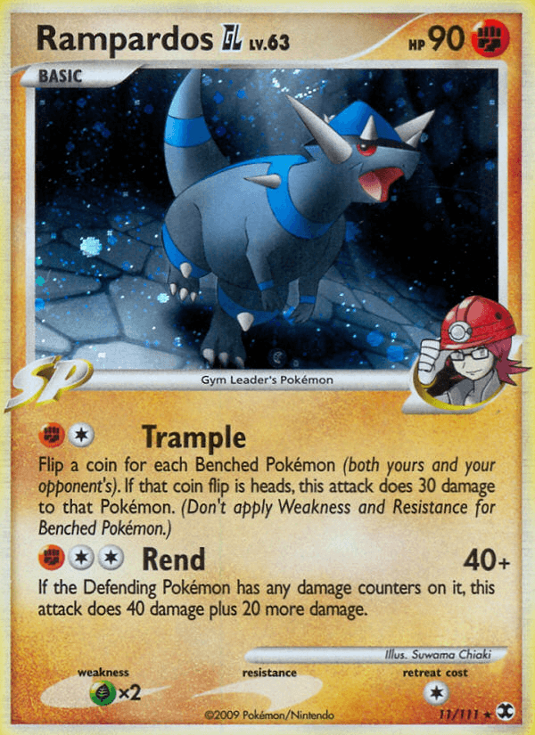 Rampardos GL — Rising Rivals Pokémon TCG card by Suwama Chiaki