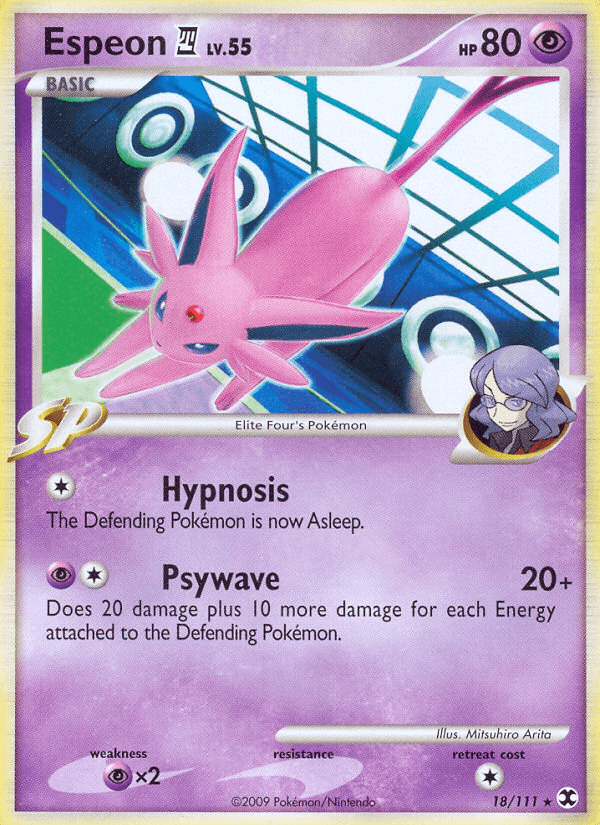 Espeon E4 — Rising Rivals Pokémon TCG card by Mitsuhiro Arita