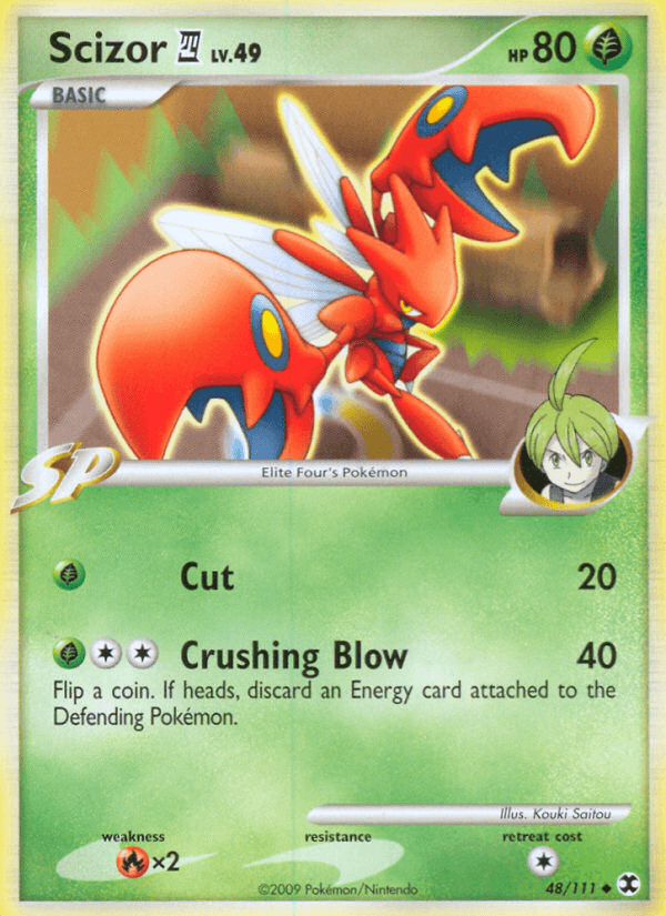 Scizor E4 — Rising Rivals Pokémon TCG card by Kouki Saitou