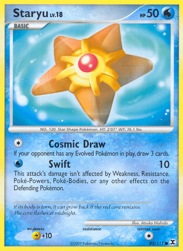 Staryu — Rising Rivals Pokémon TCG card by Atsuko Nishida