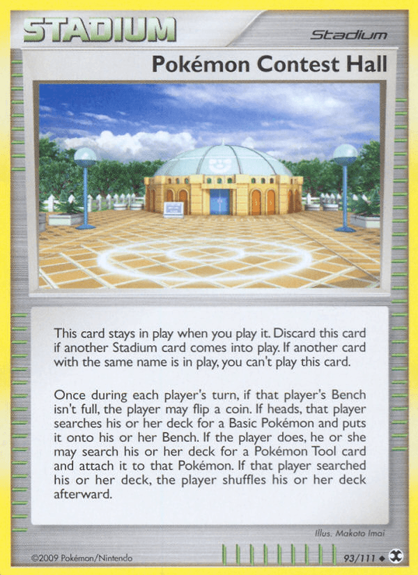 Pokemon Contest Hall — Rising Rivals Pokémon TCG card by Makoto Imai