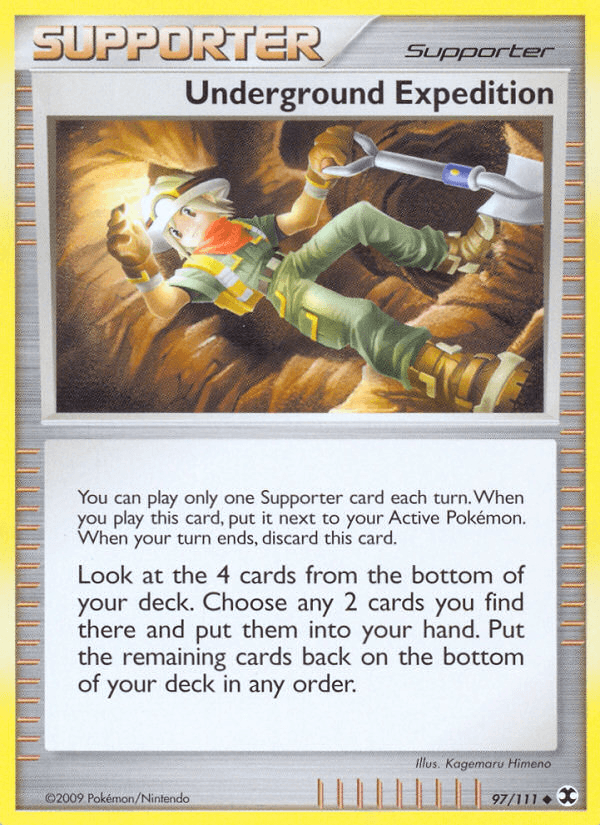 Underground Expedition — Rising Rivals Pokémon TCG card by Kagemaru Himeno