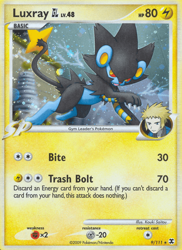 Luxray GL — Rising Rivals Pokémon TCG card by Kouki Saitou