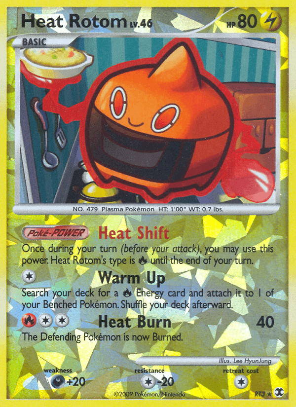 Heat Rotom — Rising Rivals Pokémon TCG card by Lee HyunJung