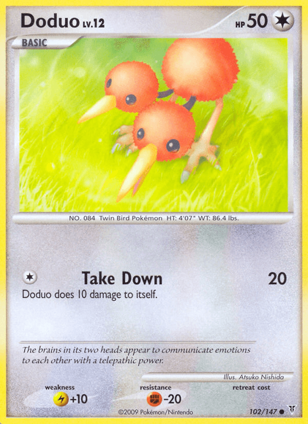 Doduo — Supreme Victors Pokémon TCG card by Atsuko Nishida