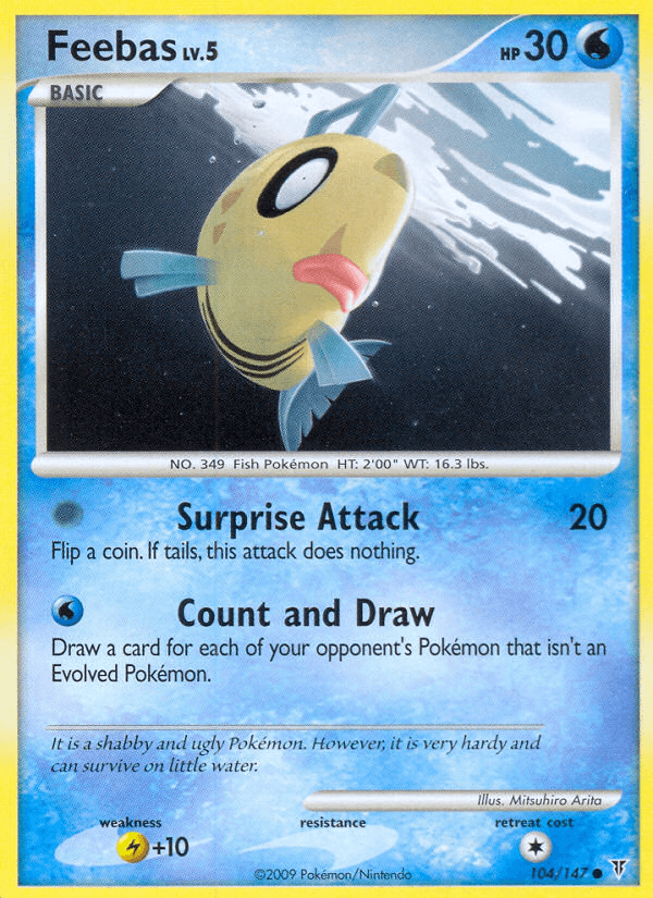 Feebas — Supreme Victors Pokémon TCG card by Mitsuhiro Arita